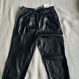 Never worn Zara pleather pants